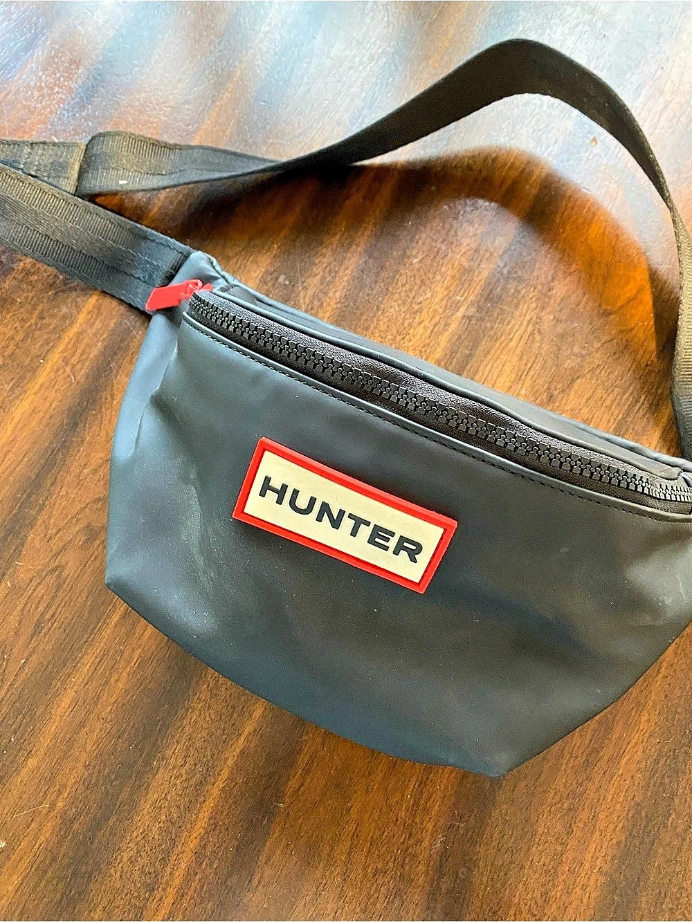 Hunter Original Nylon Bumbag Black Crossbody Bag